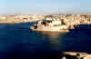 Fort Saint Angleo from Valletta Upper Gardens (76522 bytes)